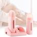 LIARTY WACK MARKING SET WOCK SHOUTH ENTERSTRICAL DOUBLE WOOR WARLER ROLL On Warm Wax Waxing Wachserw rmer Wachs Hair remover painless for hair removal (pink)