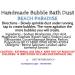 Handmade Bubble Bath Dust - Various Scents (Bath Bomb Dust with Lasting Bubbles) Contains Epsom Salts (Beach Paradise) - Buy Online on GoSupps.com