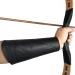 Longbowmaker Leather Archery Arm Guard - 8.66 Black Forearm Protector for Optimal Shooting Performance - Buy Online on GoSupps.com