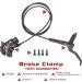 MEROCA M4 Four Piston Hydraulic Disc Brakes - Front 800mm / Rear 1400mm - With Adapter for 160mm Rotor - Buy Online on GoSupps.com
