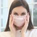 Yheakne Pink Pearl Face Cover Mask - Reusable Cotton Fashion Lace Mask for Women and Girls | Nightclub Facial Jewelry Accessories - Buy Online on GoSupps.com