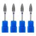 POPETPOP 4pcs Nail Polisher Drill Bits for Metal Nail Grinding Drill Bit Wisking Tool Electric Nail Bits Nail Polish Heads Nail Polishing Head Tools Drill Nail Manicure Tungsten Steel Alloy 7x1.3.cmx4pcs As Shown 2x4pcs