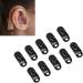 Hearing Aid Rope Clip - Heavy Duty Replacement (10 Pack) - Multipurpose Hearing Aid Clip for Adults - Black - Buy Online on GoSupps.com