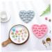 Milisten 10 Pcs Mold Christmas Candy Pride Cape Heart Decor Candy Decor Candy Chocolate Baking Accessories Non- Stick Baking Tool Christmas Decor Biscuit Food Grade Silicone Fondant Cake 17.1x15.1cmx5pcs Pinkx5pcs - Buy Online on GoSupps.com
