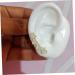 ULTECHNOVO 3 Pairs Soft Silicone Ear Models - Acupuncture & Jewelry Display Ear Mold Kit for Cleaning & Crafts - Buy Online on GoSupps.com