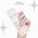 Adora Couture Semi Cured Gel Nail Strips - Pink & White Sparkle Manicure | Press On Nails for Women - Home Salon Kit (Sweetie Pie) - Buy Online on GoSupps.com