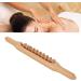 Wood Lymphatic Massage Roll Rod | Myofascial Relief & Gastro-Cellulite Massager | 10-Wheel Body Massage Tool for Optimal Wellness - Buy Online on GoSupps.com