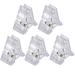 OhhGo 5Pcs Polygel Quick Building Nail Tips Clips Finger Extension UV LED Builder Nail Gel Assistant Manicure Tool