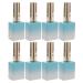 Ipetboom Lot de 8 Flacons de Vernis Ongles en Verre 11 7 Ml Vides et Rechargeables Bouchon Pinceau Int gr Design D grad Bleu pour Nail Art et Soins Beaut DIY