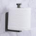 VAEHOLD Self Adhesive Toilet Paper Holder - Stainless Steel Brushed, Black Finish - Buy Online on GoSupps.com