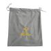 Outanaya Fabric Hair Dryer Travel Pouch Grey Hair Dryer Bag Drawstring Hair Dryer Bag