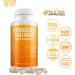 Aura Vitamin Hydrolyzed Collagen with Vitamin C Capsules 500mg Great Energy | Skin Hair and Nail Support | Hyaluronic Acid Pills - 60ct (2) - Buy Online on GoSupps.com