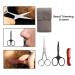 LIVINGO 4.5 Beard & Mustache Scissors for Men - Professional Stainless Steel Trimming Shears Kit with Mini Comb and Leather Case - Buy Online on GoSupps.com