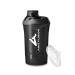 Amityunion Protein Shaker Schwarz Smoke Deluxe 800 ml - Protein Shaker leak -proof - BPA free with sieve & scale for creamy whey protein powder shakes - Gym Fitness cup for isolate sport concentrate