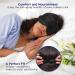 100% Pure Mulberry Silk Sleep Eye Mask with Cooling Gel Pack Insert | Adjustable Band | Light Blocking for Deep Sleep | Perfect Gift for Women, Moms, and Men | NOLAVA Black - Buy Online on GoSupps.com