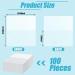100 Pack Makeup Protector Hoods - Disposable Non Woven Lightweight Face Covers for Beauty and Clothing Protection - Breathable Cosmetic Masks for Travel, Wedding, and Home Use - Buy Online on GoSupps.com