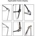 Metal Temple Legs Replacement for Glasses Frame - Grey | Durable & Stylish Replacement Parts - Buy Online on GoSupps.com