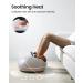 RENPHO Foot Massager Machine with Heat - Gifts for Men and Women - Shiatsu Deep Kneading - Relieves Tired Muscles and Plantar Fasciitis - Fits Feet Up to Men Size 12 - B-white - Buy Online on GoSupps.com