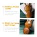 Angoily Massage Comb - Face Shaping Nose Shaper & Under Eye Roller - Wooden Acupoint Massager for Facial Contouring - Buy Online on GoSupps.com