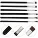 BELLIFFY 6pcs Flat Eyebrow Brush Eye Tool Brush Eyeliner Concealer Brush Makeup Tool Black Artificial Fiber - Buy Online on GoSupps.com