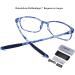 DOOViC Blue Light Filter Reading Glasses TR259-C for Unisex 9 Colors C7 Blue Tortoiseshell 1.5x Magnification Shop Internationally! - Buy Online on GoSupps.com