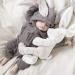Kids Tales Newborn Baby Winter Warm Rabbit Ear Hooded Romper 0-3 Months - Grey - Buy Online on GoSupps.com
