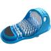 Foot Scrubber Massager Feet Cleaner  Slipper for Exfoliator Callus Remove Cleaner Dead Skin  with Pumice Stone and Suction Cups for Shower Floor Spas Massager Slippers (1 Pc)