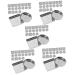 FOMIYES 150 Pcs Aluminum Plate Metallic Eyeshadow Watercolor Tin Empty Eyeshadow Dispenser Square Lipstick 2.5X2.5CMx5pcs As Shownx5pcs