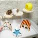 Hamiledyi Natural Wood Hamster Stand Platform - 4 Pcs Rat Activity Playground Accessories for Small Pets - Buy Online on GoSupps.com