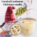 Christmas Candle Natural Soy 3 Wick with Healing Crystals & Flowers - Carnival Cardamom Scent | 55+ Hours Burning | Gift Box | Best Christmas Gift - Buy Online on GoSupps.com