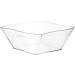 PLASTICPRO Disposable Wave Design Square Serving Bowls (4 Pack) - Heavy Duty Snack or Salad Bowls for Parties - Buy Online on GoSupps.com
