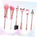 DOITOOL 7 Cosmetic Tools Facial Accessories Cosmetic Face Brushes Eyeshadow Brushes Foundation Brushes Xmas Make up Brushes Kit Mini Brush Multifunctional Brush Elder Candy - Buy Online on GoSupps.com