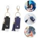 FRCOLOR 8 Sets Bottle Box Keyring Portable Bottle for Outdoor Use Waist Refillable Bottle Portable Outdoor Bottle Leather Tassel - Buy Online on GoSupps.com