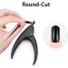 JeoPoom Professional Nail Clipper Acrylic Tips Cutter - Black | Manicure Pedicure Trimmer Tool - Buy Online on GoSupps.com