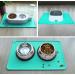 Joytale Non-Slip Silicone Bowl Pad for Dogs & Cats - Waterproof 47x30cm Turquoise | International Shipping Available - Buy Online on GoSupps.com