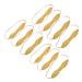 Healeved 30 Pcs Eyebrow Practice Skin Makeup Headbands Beginner Skin Practice Tools Artificial