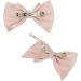 3 Pieces Solid Color Satin Hair Bow for Women Hair Clips Barrettes for Girls Hair Accessories - Buy Online on GoSupps.com