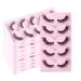Colored Wispy False Eyelashes - Fluffy Faux Mink Cat Eye Lashes Kit | 10mm Natural 3D Lashes - 5 Pairs Easy to Apply - Buy Online on GoSupps.com