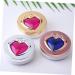 Solustre Ceramic Contact Lens Container & Toothbrush Holder - Portable Diamond Travel Case with Mirror Film - Ideal Eye Storage Solution - Buy Online on GoSupps.com