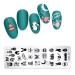 DIY Christmas Nail Art Template - Stainless Steel Snowflake Nail Stamp Plate for Women - Buy Online on GoSupps.com