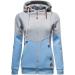 MLAGJSS Zip Hoodie | Colorblock | Slim Fit Casual Sweatshirt | Women's Sweater - Size A Medium - Buy Online on GoSupps.com