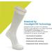 Circufiber Diabetic Socks - Improves Circulation, Reduces Swelling & Pain - Comfortable Loose Fit Crew - 3 Pairs (Mineral White, Medium) - Buy Online on GoSupps.com