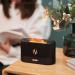 Dasiauto Aroma Diffuser with Flame Effect Light - Essential Oils & Humidifier for Home Office Yoga | Automatic Shutdown & Low Noise - Black - Buy Online on GoSupps.com