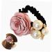 minkissy Little Girl Hair Ties Pearl Hair Ties Flower Pearl Hair Tie Flower Hair Rope Ponytail Hair Bands Flower Pearl Hair Rope Korean Version Hairpin Little Girls Hair Ties