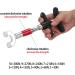 Portable Manual Chiropractor with 6 Massage Heads Durable & Comfortable Back Massager (Red) for Ultimate Relaxation - Buy Online on GoSupps.com