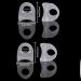 Feifanshop Gel Toe Spreader 4x Transparent Silicone Toe Extensor for Bunion Correction & Toe Alignment - Buy Online on GoSupps.com
