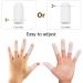 Frienda Gel Finger Protectors - 30 Silicone Finger Cots for Cracking & Trigger Finger Support - White - Buy Online on GoSupps.com