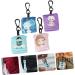 Buy 4pcs Keychain Glasses Cloth & Screen Wipes | Lens Cleaning Wipes for Eyeglasses & Electronics | Perfect for Phone Screens - Buy Online on GoSupps.com