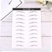 LALADEFIEE 2 Pairs Eyebrow Sticker Lumentes Magnetic Eyelashes False Eyelashes Elf Brow Gel Eyebrows Black - Buy Online on GoSupps.com