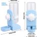 Diyife Rabbit Water Bottle 500ml/17oz - Non Drip Guinea Pig, Hamsters, Bunny, Chinchilla, Hedgehog, Squirrel, Ferret Water Dispenser - Blue - Buy Online on GoSupps.com